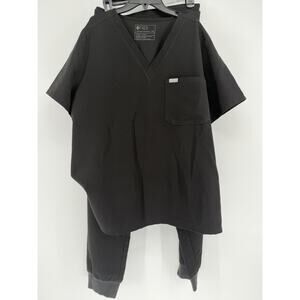 Figs Technical Collection Medical Scrub Set Catarina Top Zamora Joggers Size XXL